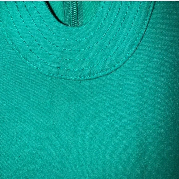 White House Black Market Green Sleeveless Dress - Picture 4 of 5